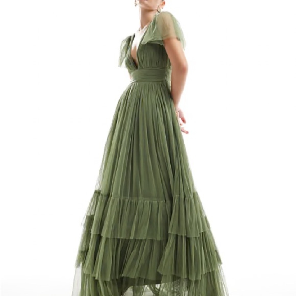 ASOS Olive Maxi Dress
